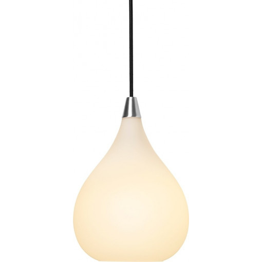 Designerska Lampa wisząca szklana Drops 17cm biała HaloDesign do salonu, kuchni i jadalni