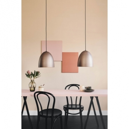 The Classic 30cm oxide brushed pendant lamp HaloDesign