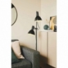Baltimore black loft floor lamp with 2 lights HaloDesign