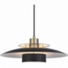 Designerska Lampa wisząca nowoczesna Srup 40cm czarny/mosiądz HaloDesign do salonu, kuchni i jadalni