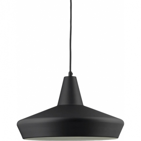 Designerska Lampa wisząca loft Work 37cm czarna HaloDesign do salonu, kuchni i jadalni