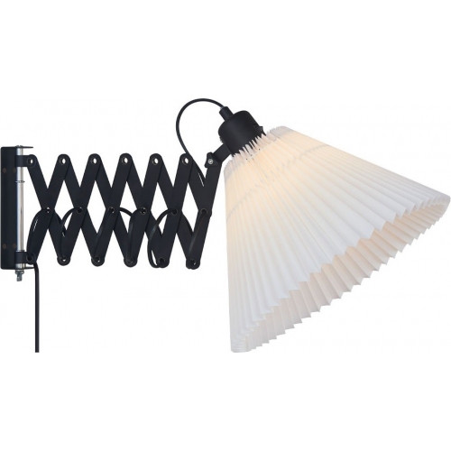 Medina "X" white&amp;black wall lamp with arm HaloDesign