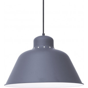 Carpenter 40cm grey metal pendant lamp HaloDesign