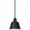 Designerska Lampa wisząca metalowa Carpenter 15cm czarna HaloDesign do salonu, kuchni i jadalni