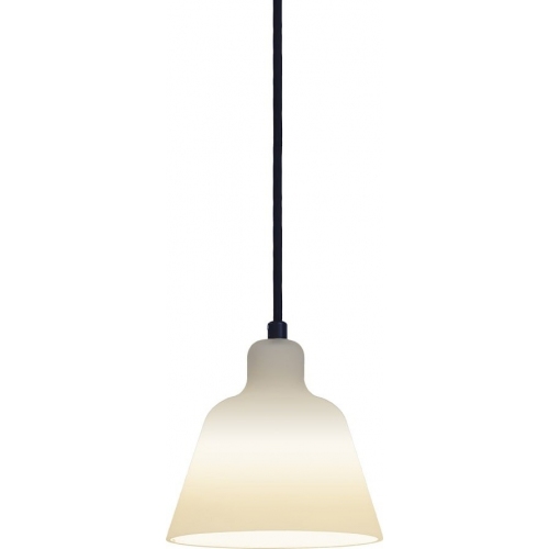 Carpenter 15cm white glass pendant lamp HaloDesign