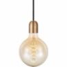 Cable-Set copper "bulb" pendant lamp HaloDesign