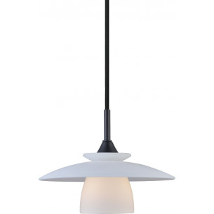 Designerska Lampa wisząca szklana nowoczesna Scandic 20cm opal HaloDesign do salonu, kuchni i jadalni