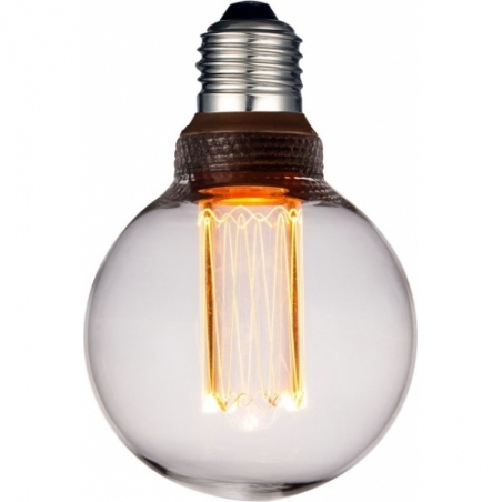 Colors LED Blitz 8cm E27 5W 200lm transparent dimmable bulb HaloDesign
