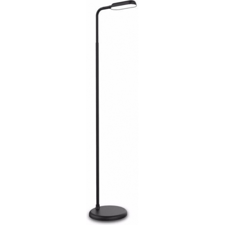 Stylowa Lampa podłogowa minimalistyczna Read LED czarna HaloDesign do czytania w salonie