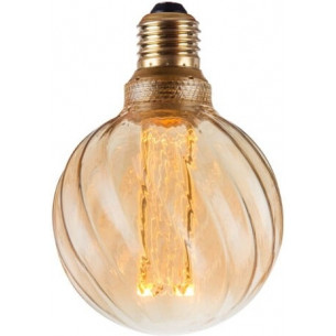 Colors Twist 5W 9,5cm 3 amber dimmable decorative bulb HaloDesign