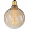 Colors Twist 5W 12,5cm 3 amber dimmable decorative bulb HaloDesign