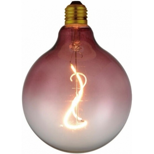 Colors Soft LED 12,5cm E27 4W 2200K pink dimmable decorative bulb HaloDesign