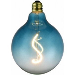 Colors Soft LED 12,5cm E27 4W 2200K blue dimmable decorative bulb HaloDesign