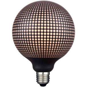 Dots Print LED 12,5cm E27 6W 3000K 200lm dimmable decorative bulb HaloDesign