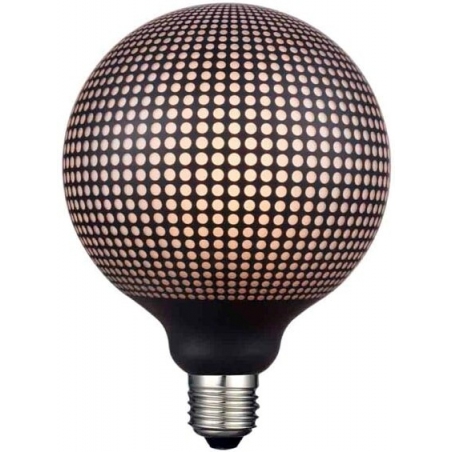 Dots Print LED 12,5cm E27 6W 3000K 200lm dimmable decorative bulb HaloDesign