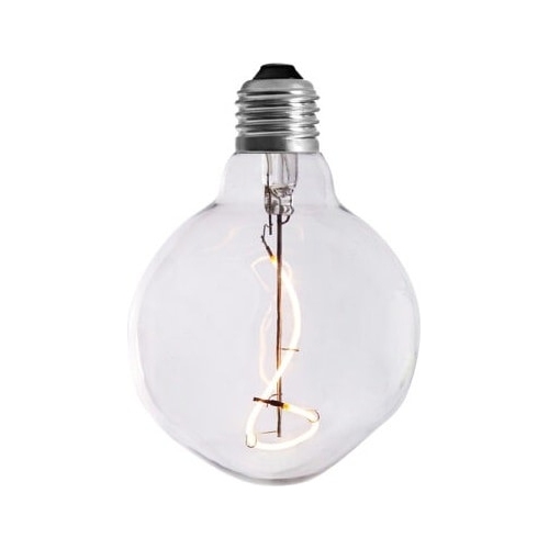 Colors Out of Shape LED 9,5cm E27 4W 2200K transparent decorative bulb HaloDesign