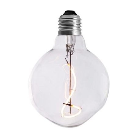 Colors Out of Shape LED 9,5cm E27 4W 2200K transparent decorative bulb HaloDesign