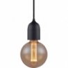 Classic black "bulb" pendant lamp HaloDesign
