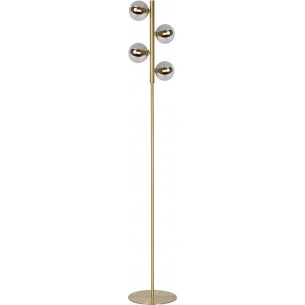 Tycho brass glass balls floor lamp Lucide