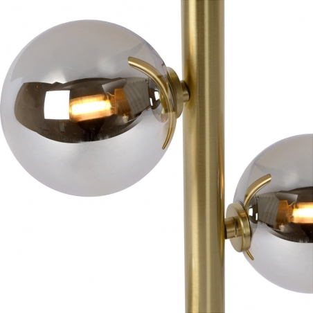 Tycho brass glass balls floor lamp Lucide