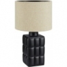 Cuscini 58 beige&amp;black ceramic table lamp with shade Markslojd