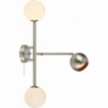 Bedside steel&amp;white designer wall lamp with switch Markslojd