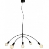 Crux black pendant lamp with 5 lights Markslojd
