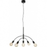 Cygnus 70cm black pendant lamp with 5 lights Markslojd