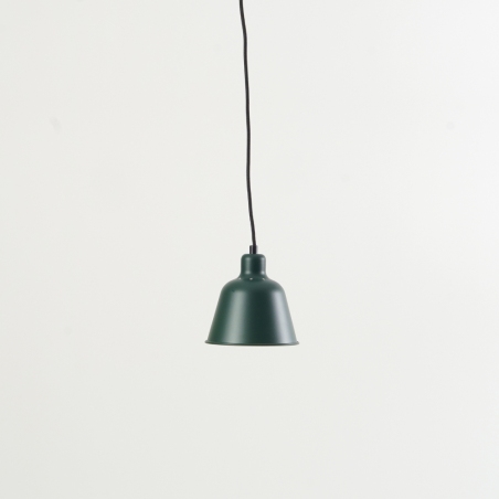 Designerska Lampa wisząca metalowa Carpenter 15cm zielona HaloDesign do salonu, kuchni i jadalni