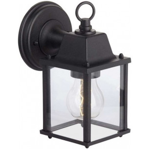 Irvin black outdoor wall lamp Brilliant