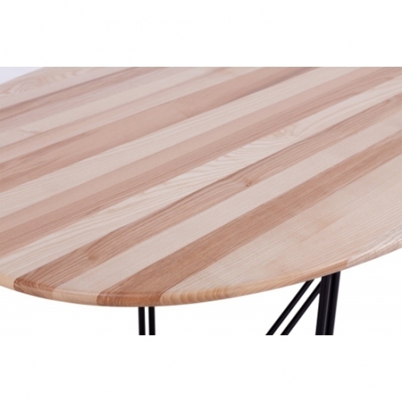 Brada 220x100 ash wooden oval dining table Nordifra
