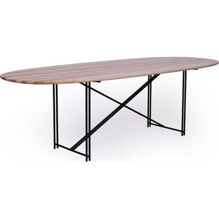 Brada 240x100 ash wooden oval dining table Nordifra