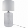 Amarsa white&amp;transparent glass table lamp with shade ZumaLine