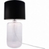 Amarsa black&amp;transparent glass table lamp with shade ZumaLine