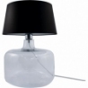 Batumi black&amp;transparent glass table lamp with shade ZumaLine