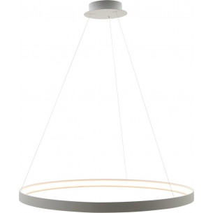 Circle 78 white modern round pendant lamp ZumaLine