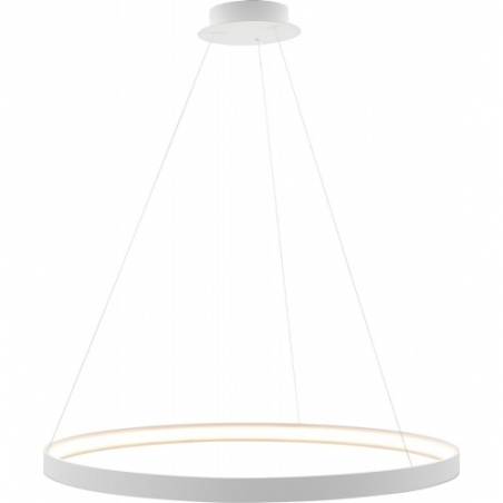 Circle 78 white modern round pendant lamp ZumaLine