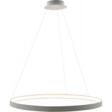 Lampa wisząca okrągła nowoczesna Circle 110 biała ZumaLine