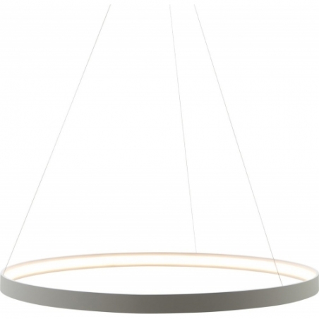 Circle 110 white modern round pendant lamp ZumaLine