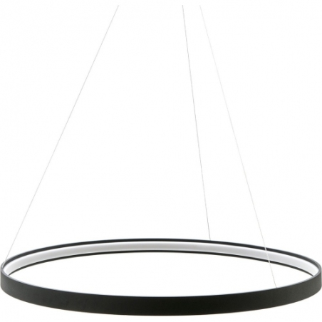 Circle 110 black modern round pendant lamp ZumaLine