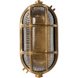 Thira IV brass industrial outdoor wall lamp ZumaLine Thira IV brass industrial outdoor wall lamp ZumaLine