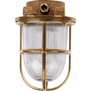 Kavala 12 brass "lighthouse" outdoor wall lamp ZumaLine