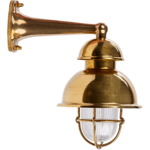 Kavala 14 brass "lighthouse" outdoor wall lamp ZumaLine