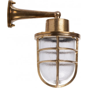 Kavala 15 brass "lighthouse" outdoor wall lamp ZumaLine