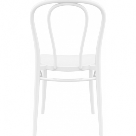 Victor white plastic chair Siesta