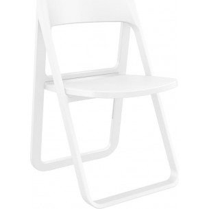 Dream white folding plastic chair Siesta