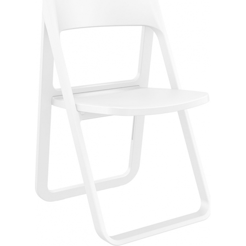 Dream white folding plastic chair Siesta