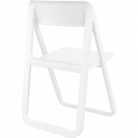 Dream white folding plastic chair Siesta