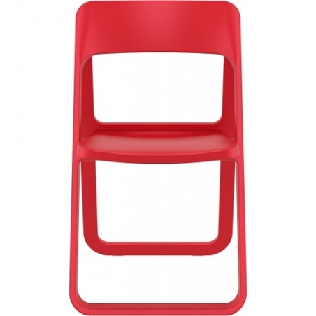 Dream red folding plastic chair Siesta