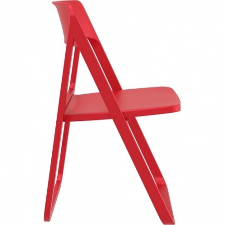 Dream red folding plastic chair Siesta